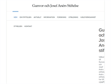 Tablet Screenshot of anerstiftelsen.com